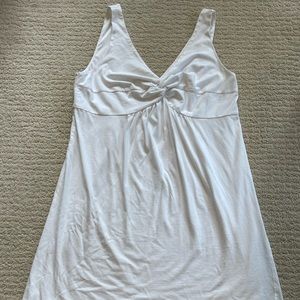 Cute Comfortable Lined White Dress